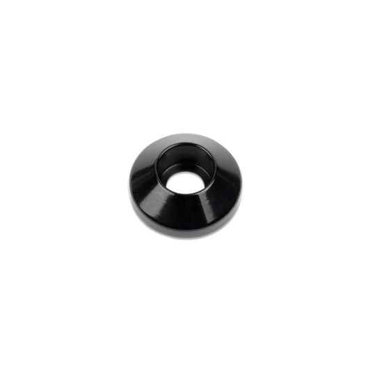 Socket cap washer,Billet aluminum,#10 Hole,5/8" Outside diameter,For socket cap allen head fastener,Gloss black anodized