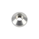 Socket cap washer,Billet aluminum,#10 Hole,5/8" Outside diameter,For socket cap allen head fastener,Clear anodized finis