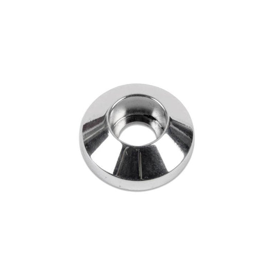 Socket cap washer,Billet aluminum,#10 Hole,5/8" Outside diameter,For socket cap allen head fastener,Bright clear coat fi