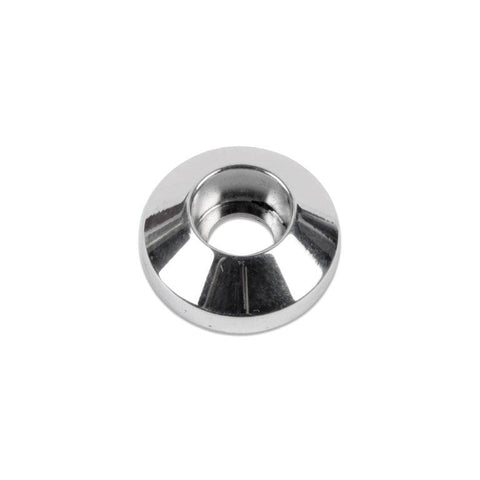 Socket cap washer,Billet aluminum,5/16" Hole,1" Outside diameter,For socket cap allen head fastener,Bright clear coat fi