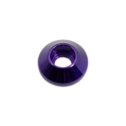 Socket cap washer,Billet aluminum,5/16" Hole,1" Outside diameter,For socket cap allen head fastener,Bright purple Fusion
