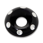 Accent washer,Countersunk,Billet aluminum,#10 Hole,3/4" outside diameter,For flat head fastener,Hi-Light Finish