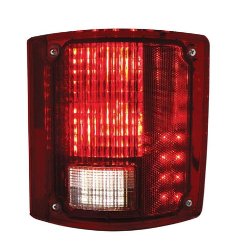 Sequential LED Taillight Assembly,1973-1987 Chevy Truck,GMC Truck,Passenger Side (RH),Direct Replacement,Sold Individual