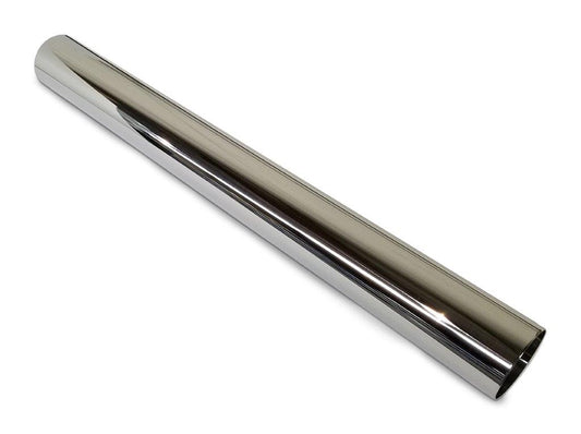 Dress-up sleeve, stainless steel, for Eddie Motorsports 18" travel actuator, Bright polished finish.