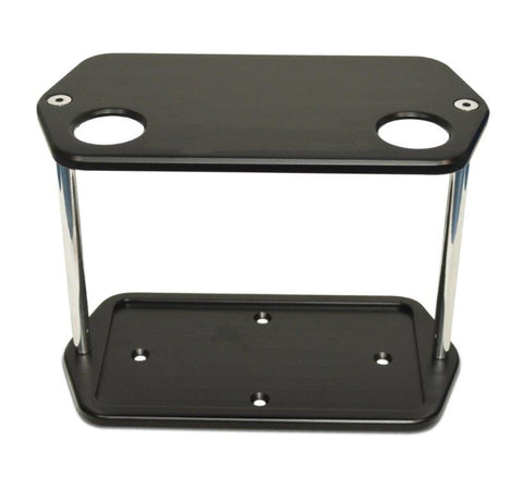 Battery Box,Billet Aluminum,Universal,Smooth Full Top,For Optima D51 Battery,Gloss black Fusioncoat finish."