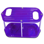 Battery Box,Billet Aluminum,Universal,Ball Milled Top,For Optima D31 Battery,Bright purple Fusioncoat finish"