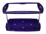 Battery Box,Billet Aluminum,Universal,For Group 24 Batteries,SS Mounting Studs,Bright purple Fusioncoat finish"