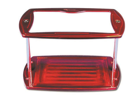 Battery Box,Billet Aluminum,Universal,For Group 24 Batteries,SS Mounting Studs,Bright red Fusioncoat finish"