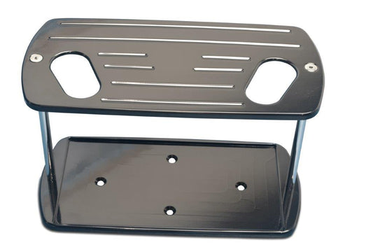 Battery Box,Billet Aluminum,Universal,Ball Milled Top,For Odyssey 2150 Battery,Matte black Fusioncoat finish"