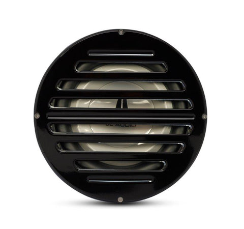 Subwoofer Grill 8" Classic Style - Gloss Black Anodize Finish"