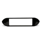 Radio Dress-up Bezel,Billet aluminum,62-65 Nova,Gloss black anodize finish