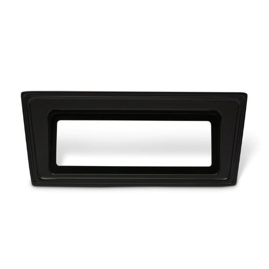 Radio Dress-up Bezel,Billet aluminum,62-65 Nova,Matte black Fusioncoat finish