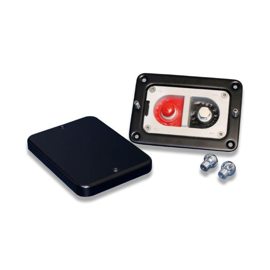 Battery Jumper Box,Billet Aluminum,Mount remotely for easy access jumping or charging,Satin finish"