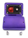 Battery Jumper Box,Billet Aluminum,Mount remotely for easy access jumping or charging,Bright purple Fusioncoat finish"