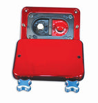 Battery Jumper Box,Billet Aluminum,Mount remotely for easy access jumping or charging,Bright red Fusioncoat finish"