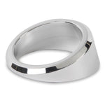 Gauge Dress-up Bezel,Aluminum,Angled,Fits guages that install into a 2 1/16" hole,Bright Polished finish