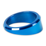 Gauge Dress-up Bezel,Aluminum,Angled,Fits guages that install into a 3 3/8" hole,Bright Blue Fusioncoat finish