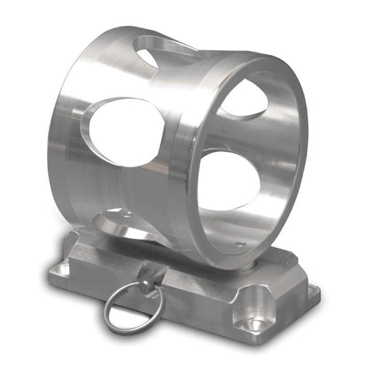 Extinguisher Bracket,Billet Aluminum,Use with 2-3/4" Diameter 1LB Extinguishers,Raw machined finish"