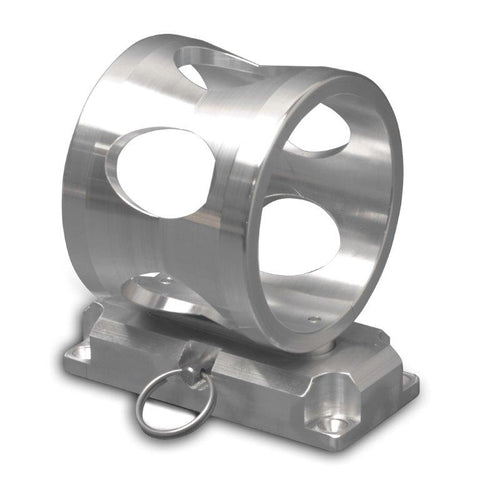 Extinguisher Bracket,Billet Aluminum,Use with 3" Diameter 2.5LB Extinguishers,Raw machined finish"