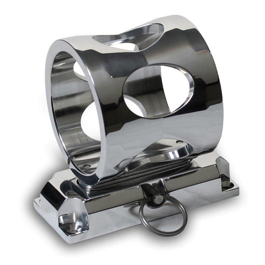 Extinguisher Bracket,Billet Aluminum,Use with 3" Diameter 2.5LB Extinguishers,Bright polished finish"