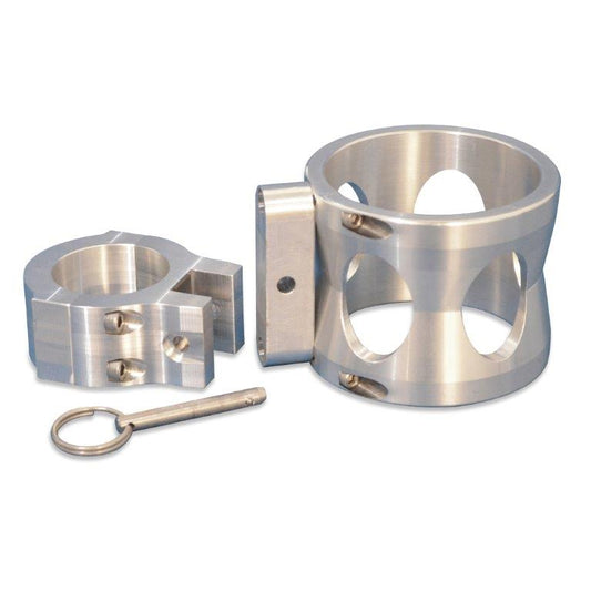 Extinguisher Bracket,Aluminum,1-3/4" Roll Bar Mount,Use with 2-3/4" Diameter 1LB Extinguisher,Raw machined finish"