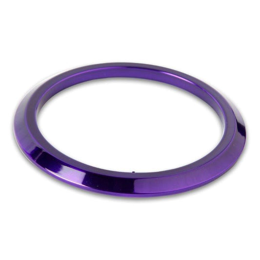 Gauge Dress-up Bezel,Aluminum,Flat,Fits guages that install in a 2 1/16" hole,Bright Purple Fusioncoat finish