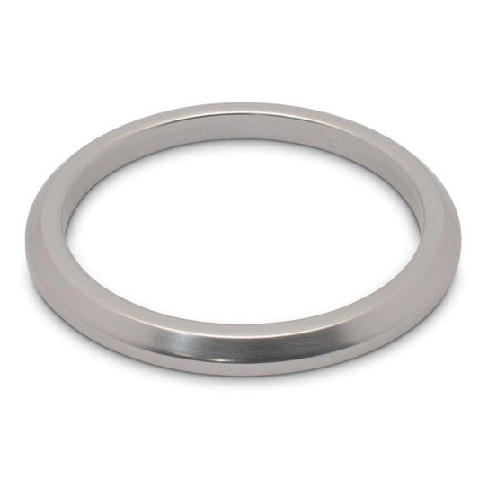 Gauge Dress-up Bezel,Aluminum,Flat,Fits guages that install into a 3 3/8" hole,Clear Anodize(matte silver)"