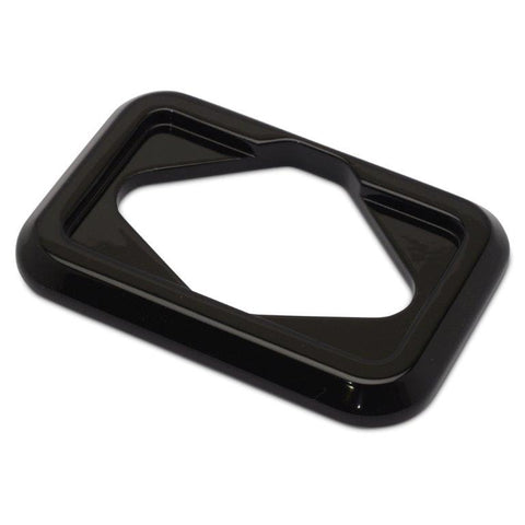 Dress-Up Bezel,Billet Aluminum,Fits Eddie Motorsports 12V Recepticle,Gloss black anodized finish"