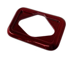 Dress-Up Bezel, Billet Aluminum, Fits Eddie Motorsports 12V Recepticle,Bright red Fusioncoat finish"