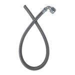 Power Steering Hose,Braided stainless/PTFE core,-8 ,With one -8AN 90 degree steel hose ended crimped on,28" long