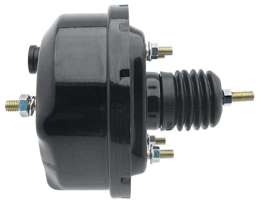 7" Power Brake Booster; Universal; Single Diaphragm; Black