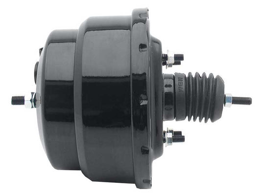 Universal 8" Dual Diaphragm Power Brake Booster - Black