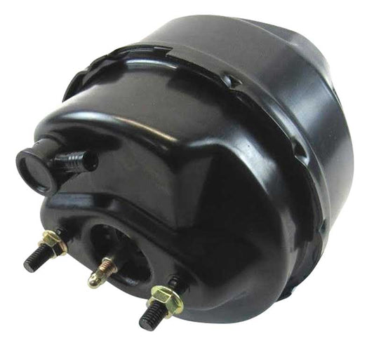 8" Power Brake Booster; Dual Diaphragm; Universal; Bendix Style; Black