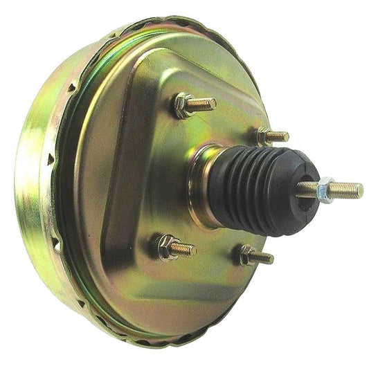 9" Power Brake Booster; Universal; Slim Line Design; Single Diaphragm; Zinc