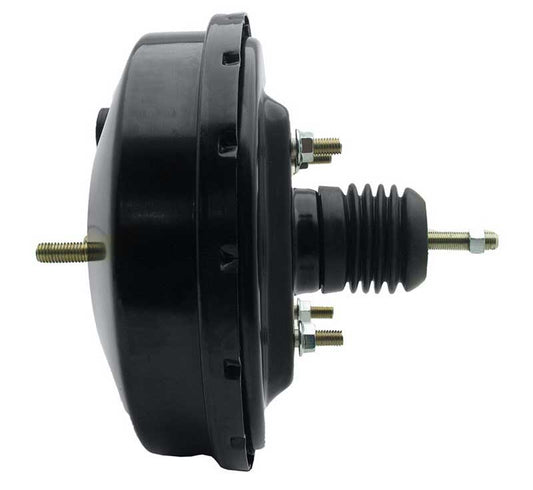 9" Power Brake Booster; Universal; Slim Line Design; Single Diaphragm; Black