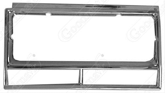 HEADLAMP BEZEL; LH; 82-87 EL CAMINO; CABALLERO; 82-83 MALIBU