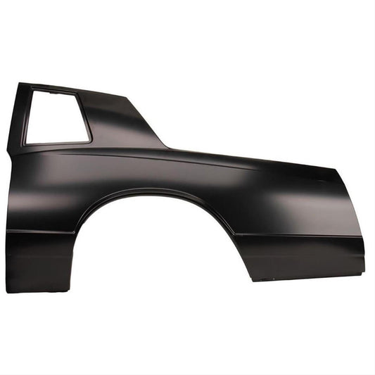 QUARTER PANEL SKIN LH; INCLUDES SIDE WINDOW; 81-88 MONTE CARLO