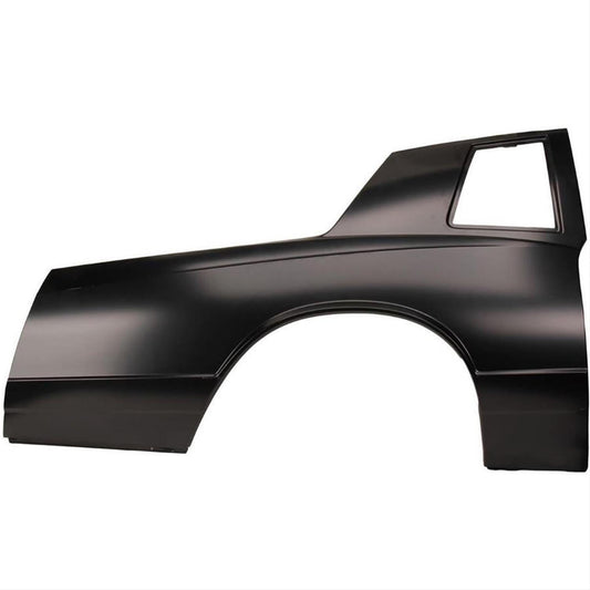 QUARTER PANEL SKIN RH; INCLUDES SIDE WINDOW; 81-88 MONTE CARLO