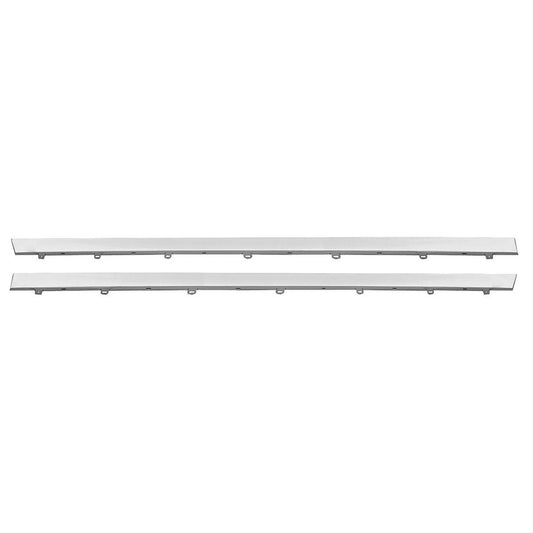 ROCKER PANEL MOLDING; LH/RH PAIR; WIDE MOLDINE; CLIPS NOT INCLUDED; 80-87 EL CAMINO