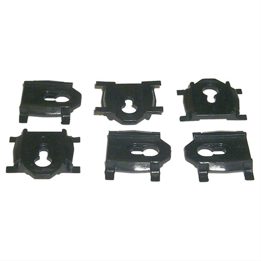 MOLDING CLIP SET; UPPER CAB; 6-PIECES; 78-87 EL CAMINO; CABALLERO