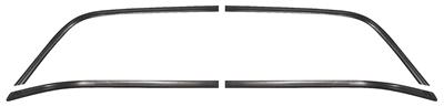 Molding Set, Rear Window Reveal, 1978-87 El Camino, Black