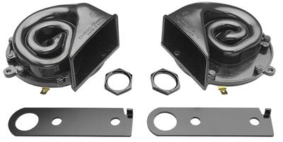 Horn Set, Hi/Low, w/ Metal Housings, GM