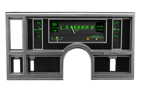 Metric 1984- 87 Buick Regal RTX Analog Instruments: in KM/H and degrees CELSIUS **Special Order*